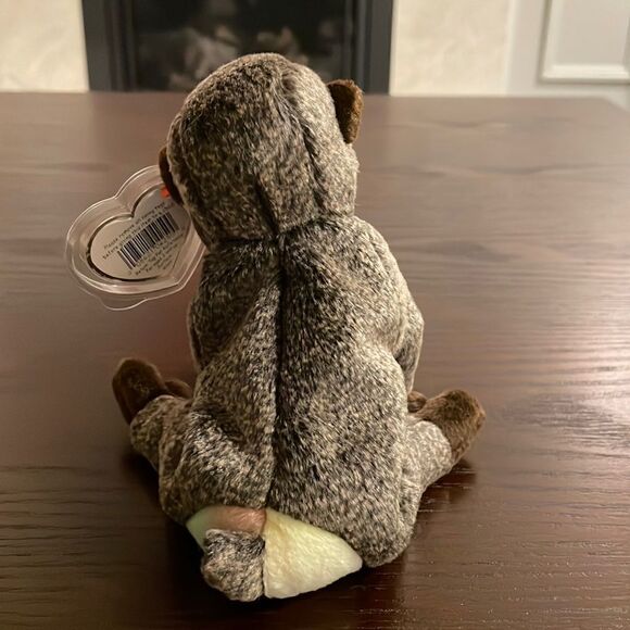 Cheeks the Baboon 1999 Ty Beanie Baby 6” Good Condition no ear tag, has all tags - Picture 4 of 6